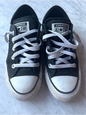Converse Black and White Low Top Sneakers